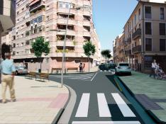 Así será la calle Sixto Celorrio de Zaragoza.