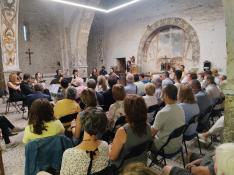 Concierto de Ensemble XXI en la iglesia de Sant María de Buil.