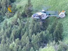 Rescate de un senderista en un barranco de Torla y de un montañero enriscado en Monte Perdido