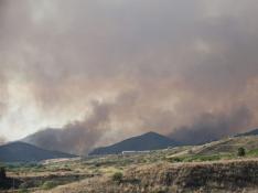 Fotos del incendio de Ateca de este miércoles