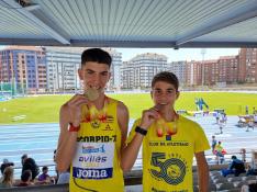 Aarón Gastón y Pablo Zárate, medallas de oro en el Nacional sub-16
