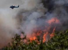 FILE PHOTO: Oak Fire burns in California