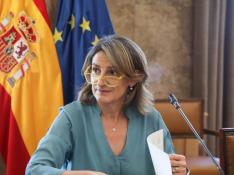 Teresa Ribera comunica los acuerdos alcanzados con sus homólogos europeos.