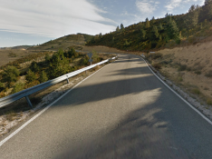 Carretera entre Sos y Uncastillo (CV-841).