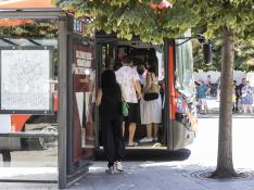 Huelga de autobuses urbanos en Zaragoza