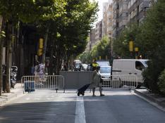 Comienzan las obras en la avenida de Madrid.