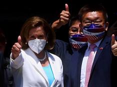 FILE PHOTO: U.S. House Speaker Pelosi visits Taiwan
