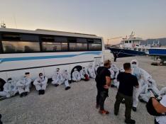 Migrant's rescue operation off Rhodes Island