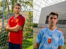 Las nuevas equipaciones de España para el Mundial 2022.