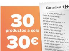 La cesta de 30 productos a 30 euros de Carrefour