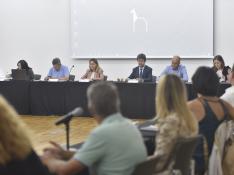 Reunión celebrada por el alcalde de Huesca con otros 17 municipios.