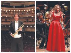 Sergio Guarné tocó su trompeta en la orquesta en la gran noche de Sabina Puértolas