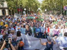 Unas 2.800 personas participan en manifestación por bilingüismo, según Urbana