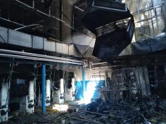 Incendio en una empresa textil en Centrovía.