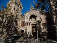 Fachada del Palacio de Justicia de Cataluña, sede del TSJC y de la Audiencia de Barcelona.