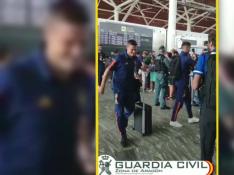 Así ha sido la llegada de la selección española de fútbol a Zaragoza