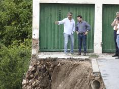 Aragonès suspende su agenda de hoy y visita zonas afectadas por inundaciones