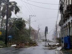 El fuerte huracán Ian causa estragos en Cuba