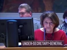 Rosemary DiCarlo, subsecretaria general de la ONU para Asuntos Políticos,