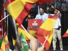 Santiago Abascal presenta el documento "España decide" con motivo de la fiesta del partido, Viva 22, en Madrid