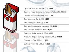 nuevos precios del tabaco