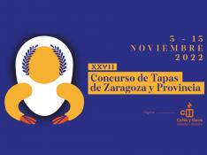 Cartel del XXVII Concurso de Tapas de Zaragoza y Provincia.