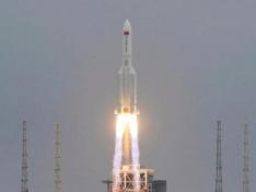 Foto de archivo del lanzamiento del cohete chino