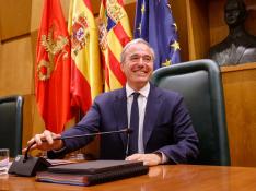 Debate sobre el estado de la ciudad en el Ayuntamiento de Zaragoza: Jorge Azcón