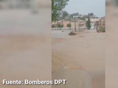 Rescatan a dos personas en Mazaleón por las lluvias
