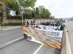 Manifestación de trabajadores de Avanza, este lunes, 14 de noviembre de 2022.