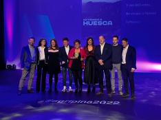 Representantes de Huesca la Magia en los premios Agripina 2022.