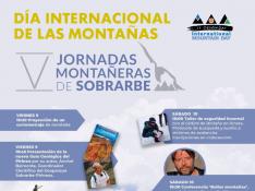 Cartel de las V Jornadas Montañeras de Sobrarbe.