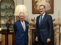 Felipe VI se reúne en Londres con Carlos III