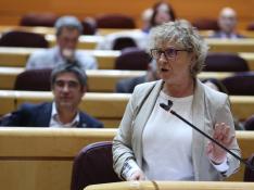 La senadora de ERC Mirella Cortès durante el pleno del Senado.