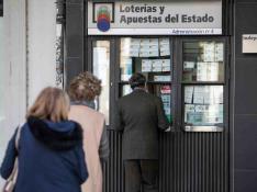 Administración de lotería número 4, en el paseo de la Independencia de Zaragoza. gsc