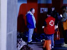 La Cruz Roja en el recuento de personas sin hogar en Zaragoza.