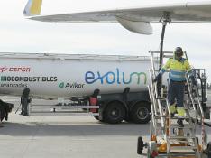 Responsables de Cepsa, AENA, Exolum y las principales aerolíneas con la descarbonización del transporte aéreo