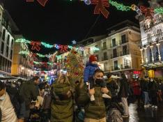 Iluminación de Navidad en Teruel.