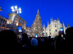 Imagen de archivo de la plaza de la Catedral de Milán, el diciembre pasado.