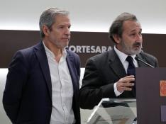 Daniel Pérez Calvo y José Luis Saz, este miércoles.