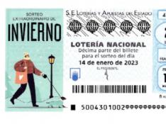 Sorteo Extraordinario de Invierno de Lotería Nacional. gsc