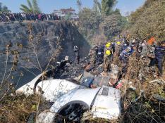 Accidente de un avión en Pokhara, Nepal