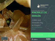 Exposición 'Minerales de Aragón' en el Museo de Ciencias Naturales.
