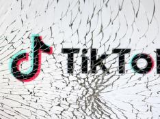 Illustration shows TikTok logo