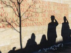 Homenaje a las víctimas del atentado de San Juan de los Panetes.