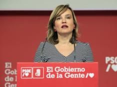 Reunión del Comité Electoral del PSOE: Pilar Alegría