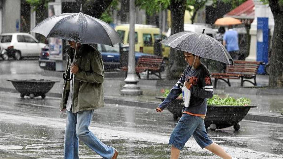 Occasionally strong rains and storms in the Pyrenees and Iberian Teruel