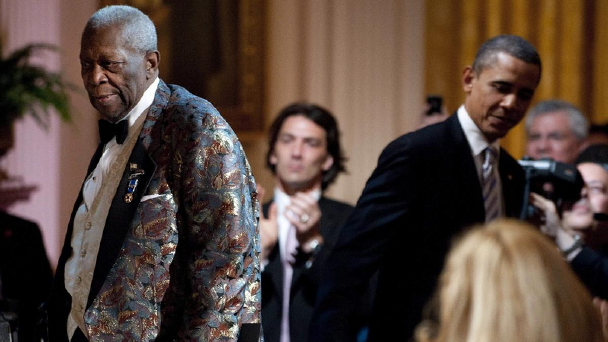 Obama Canta Blues Con BB King Y Mick Jagger