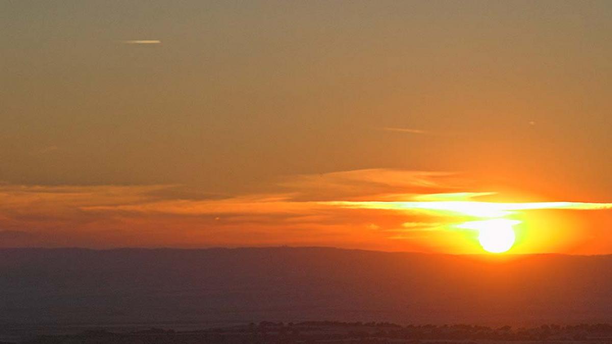 Algunas de las mejores puestas de sol de Aragón