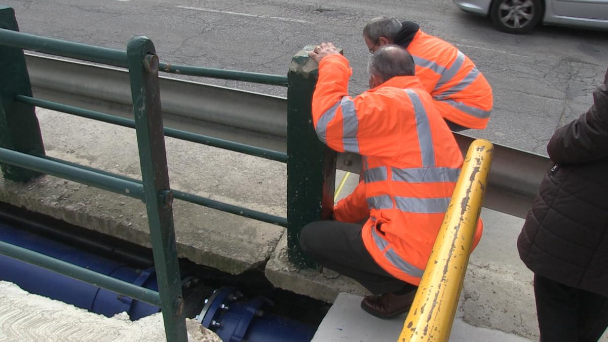 Solución temporal para mejorar la seguridad de los viandantes en el